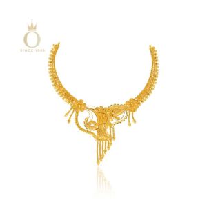 Heavenly Allure Gold Necklace-Yellow Gold-22