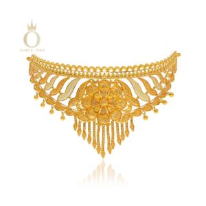 Eternal Treasure Gold Choker Necklace-Yellow Gold-22