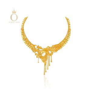 Celestial Aura Gold Necklace-Yellow Gold-22