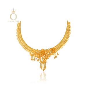 Garden’s Appeal Gold Necklace-Yellow Gold-22