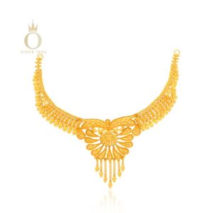 Exquisite Petals Gold Necklace
