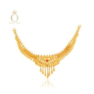 Cultural Art Gold Necklace