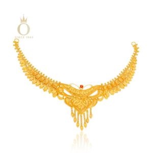 Majestic Tradition Gold Necklace-Yellow Gold-22
