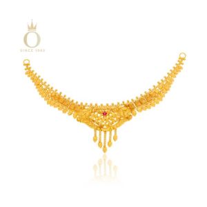 Adorable Tradition Gold Necklace-Yellow Gold-22