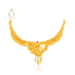 Splendid Craft Gold Necklace-Yellow Gold-22