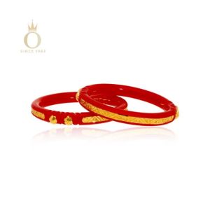 Traditional Allure Gold Pola Bangle-Yellow Gold-22