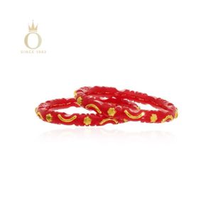 Everyday Fashion Gold Pola Bangle-Yellow Gold-22