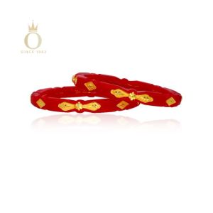 Serene Appeal Gold Pola Bangle-Yellow Gold-22