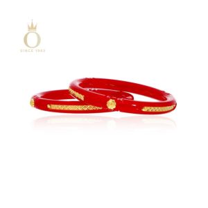 Light & Stylish Gold Pola Bangle