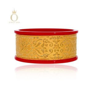 Bride’s Pride Gold Pola Bangle-Yellow Gold-22