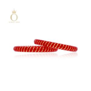 Wrapped Simplicity Gold Pola Bangle
