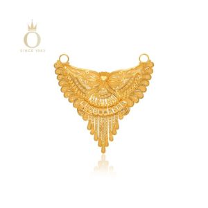 Aesthetic Wings Gold Pendant