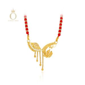Ethnic Charm Gold Pendant-Yellow Gold-22
