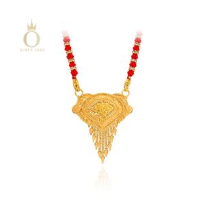 Radiating Craft Gold Pendant-Yellow Gold-22