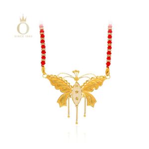 Butterfly Queen Gold Pendant-Yellow Gold-22
