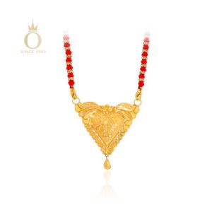 Traditional Heart Gold Choker Necklace-Yellow Gold-22