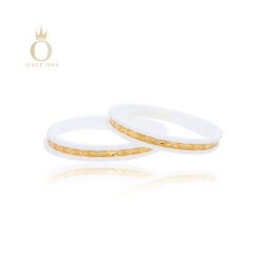 Elegant Gold Channel Sankha-Yellow Gold-22