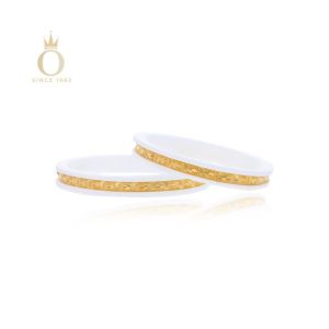 Delicate Art Gold Channel Sankha-Yellow Gold-22