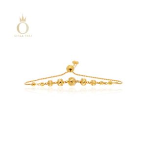 Spherical Artistry Gold Bracelet