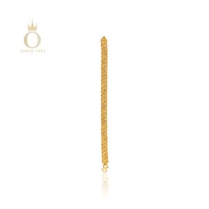 Kingly Splendour Men Gold Wristlet