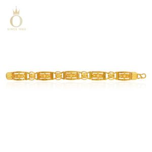 Bold & Brilliant Men Gold Wristlet
